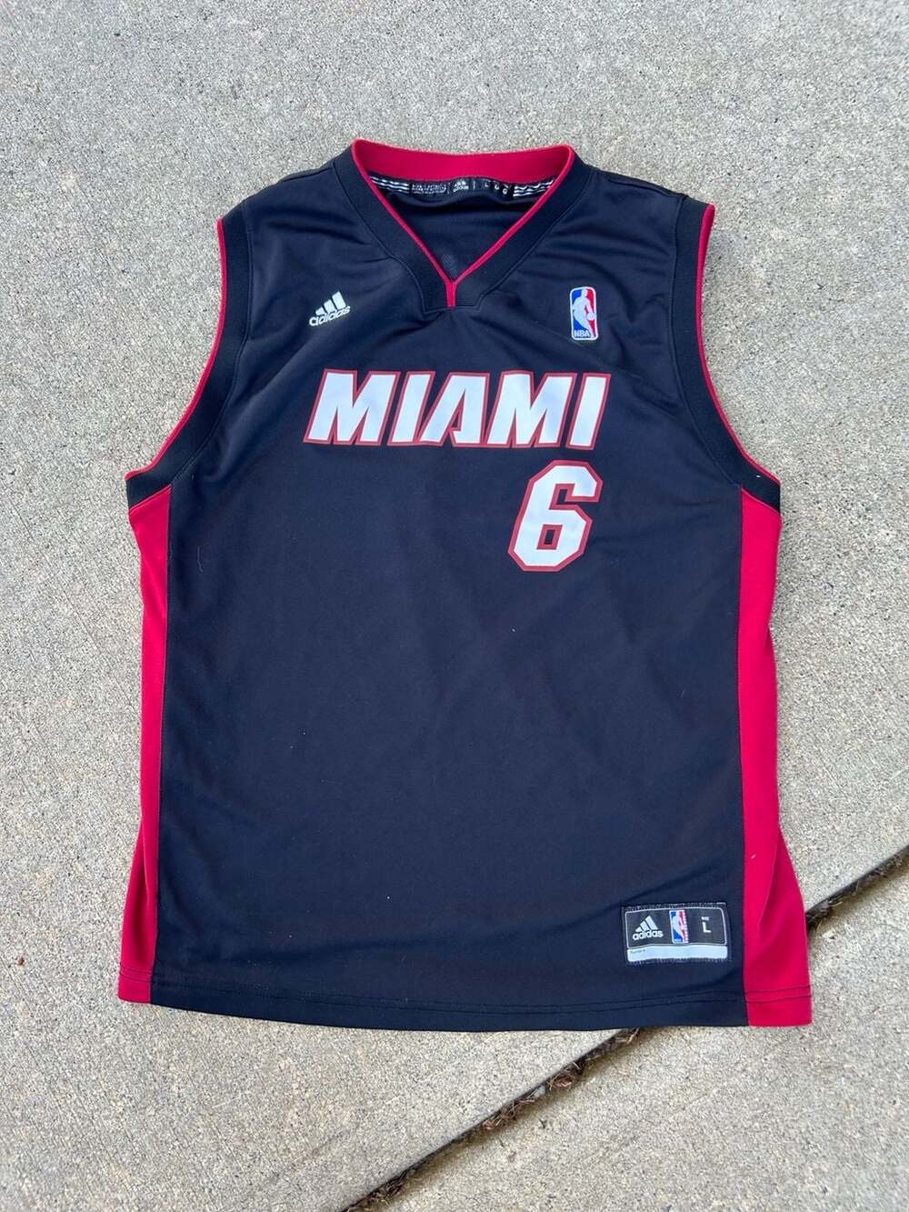 Lebron James Kids Miami Heat adidas Black